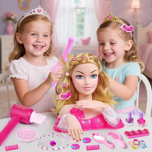 Styling head doll for kids - head,