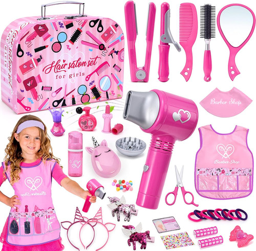 Kids hairdressing set with toy - hairdressing,