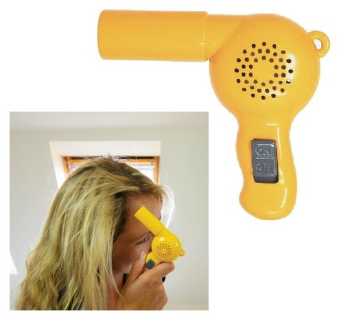 Worlds smallest hair dryer gag - worlds,