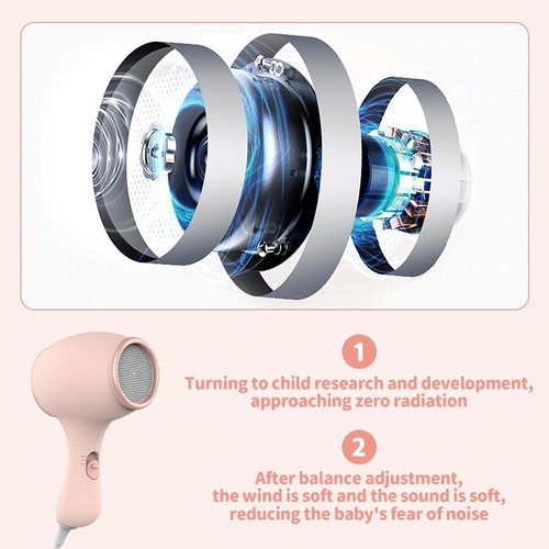 Kids hair dryer 550w travel - hair,